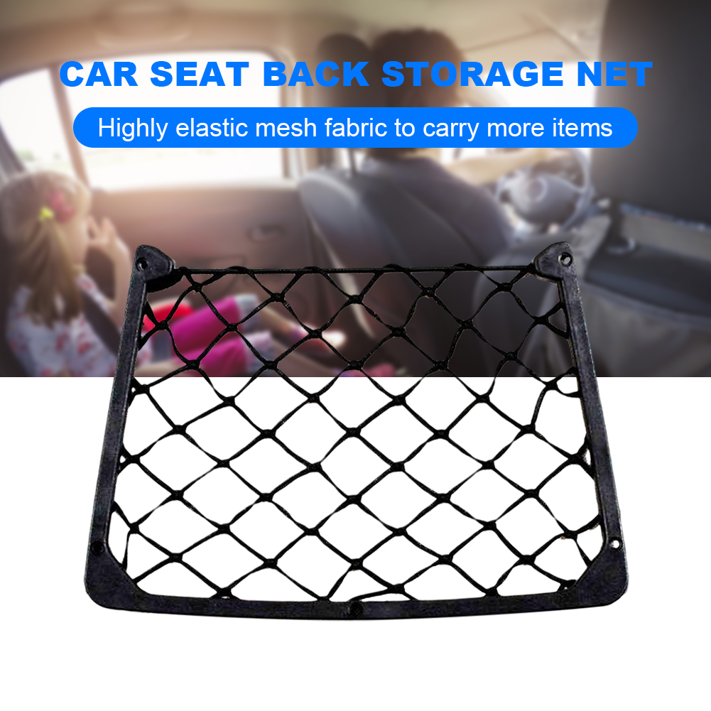 Magazine Holder Rack - Jaring Penyimpanan Belakang Kursi Mobil, Rak